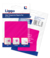 Taco Nota Adhesiva 75X75X50 Transparente Magenta FLUO