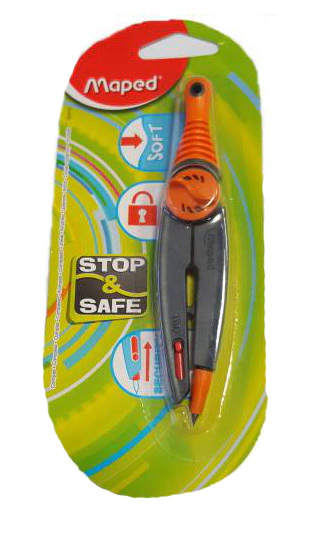 Compás Escolar para mina MAPED Stop and Safe