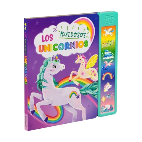 LIBRO "LOS RUIDOSOS UNICORNIOS" CON 8 SONIDOS