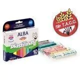 Plastilina X10 Alba
