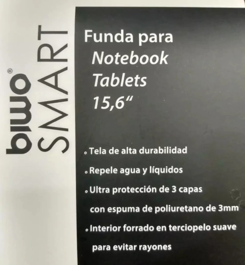 Funda para notebook BIWO c/manija 15.6''