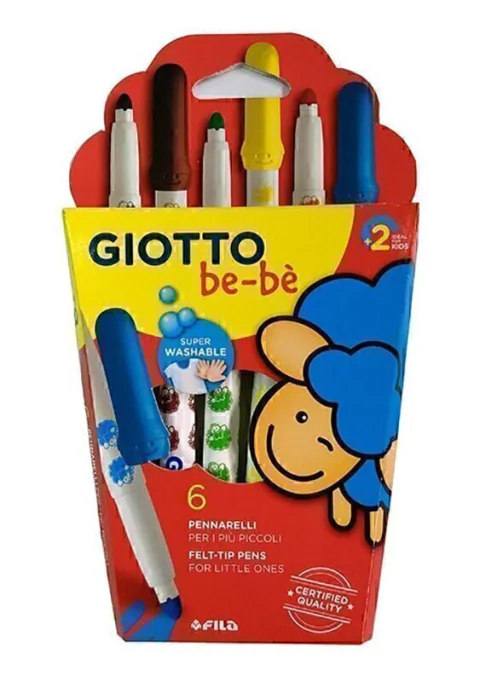 Marcadores Giotto Bebe x 6