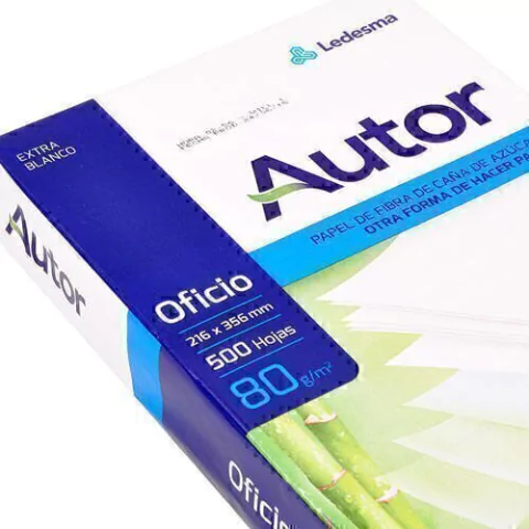 Resma Oficio Autor 80 grs.
