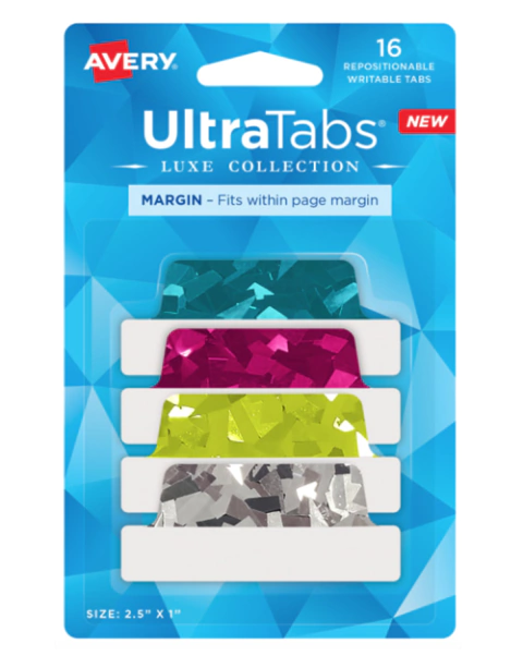 Ultratab AVERY Luxe 6.4x2.5cm x16 unidades