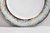 plato playo de porcelana blanca con bordes textura rustica