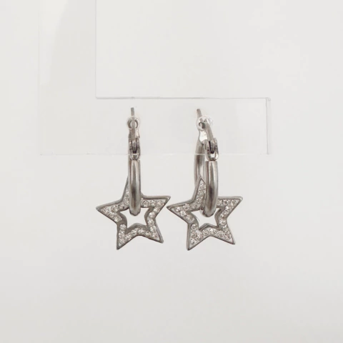Aros Estrella con Cubic - Par -