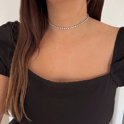 Chocker Regina Silver