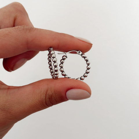 Argollas Bolitas - Par - - comprar online