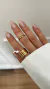 Set Anillos Justa x4