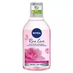 Agua Micelar Bifásica Nivea Rose Care
