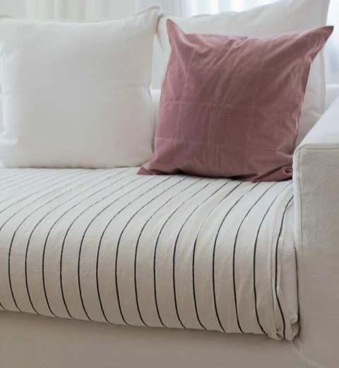 PILLOW RAYADO TUSOR - comprar online