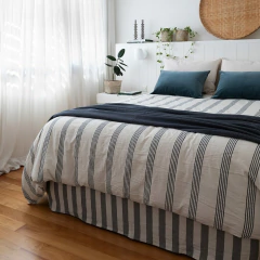 CUBRE SOMMIER RAYADO JACARANDA en internet