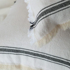 ALMOHADON FLECOS POSITANO RAYADO - tienda online