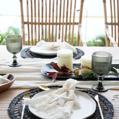 PLATO DE SITIO MALLORCA NEGRO en internet