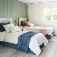 CUBRE SOMMIER LISO COLOR - tienda online