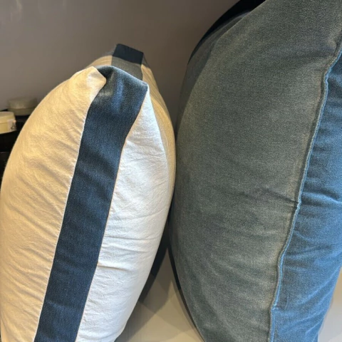 ALMOHADON FAJA DE PANA Y TUSOR CRUDO - comprar online