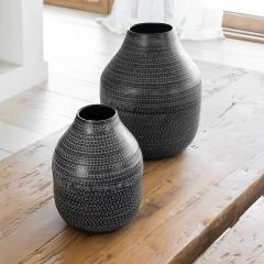 JARRON NEGRO DE CHAPA - comprar online