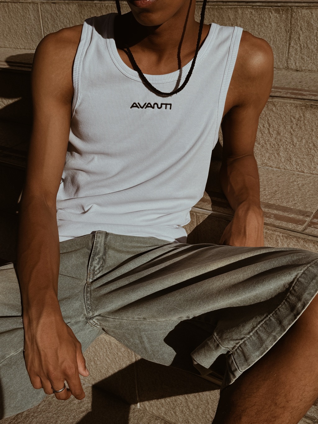 Musculosa Slim Fit White thumbnail 3