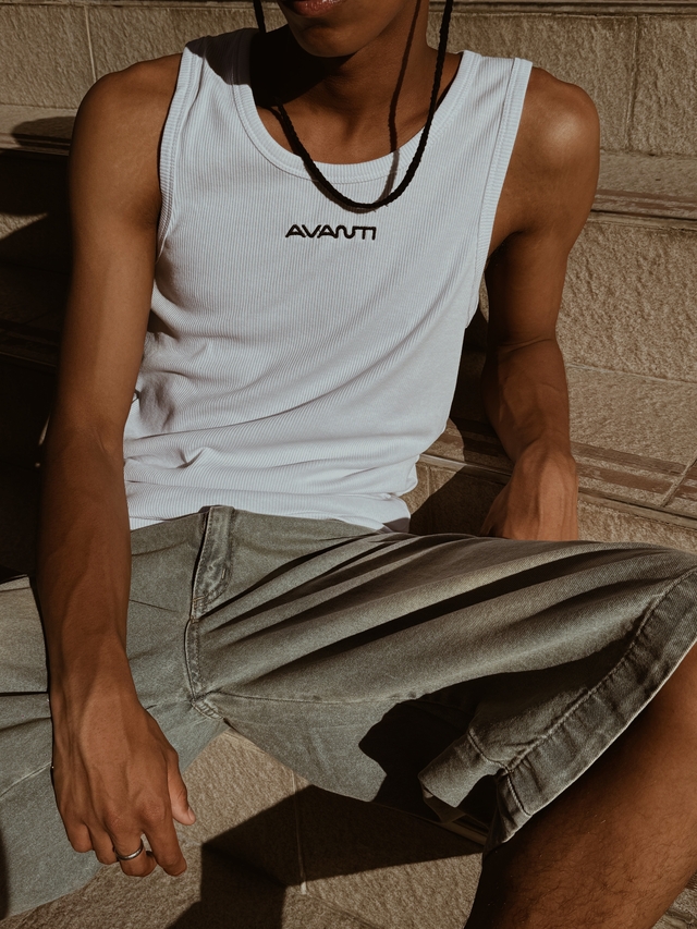 Musculosa Slim Fit White thumbnail 2