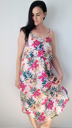 Vestido Amber Rosa Estampado - tienda online