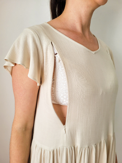 Vestido Bruna Tiza - MOM LUNE