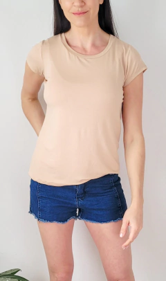 Remera Eva Beige - tienda online