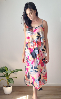 Vestido Amber Hojas
