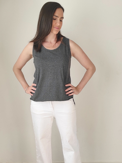 Musculosa Mercedes Topo - tienda online