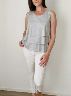Musculosa Tulipan Gris - comprar online