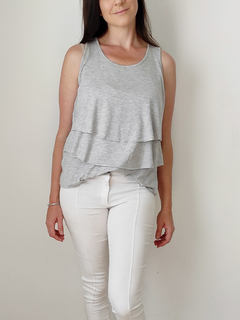 Musculosa Tulipan Gris - tienda online