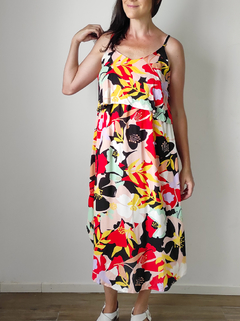 Imagen de Vestido Amber Flores Rojo