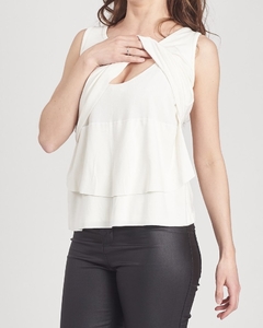 Musculosa Tulipan Crudo - MOM LUNE