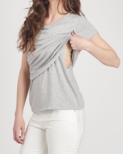 Remera Eva Gris - MOM LUNE