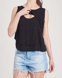 Musculosa Tulipan Negro - MOM LUNE
