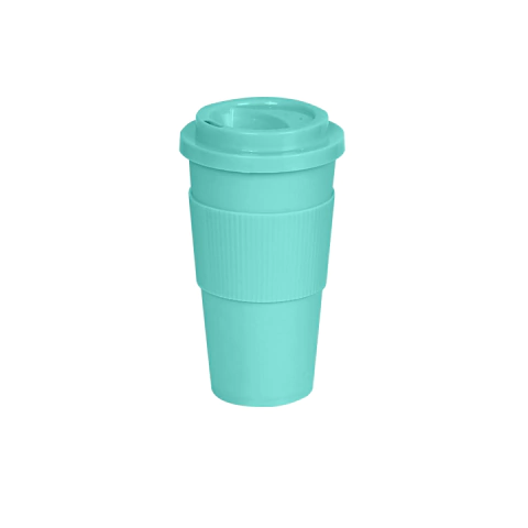 Vaso VENTI con tapa cafe banda siliconada estilo Starbucks - venti 500 ml - - comprar online