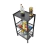 Organizador 2 canastos con tapa - tienda online