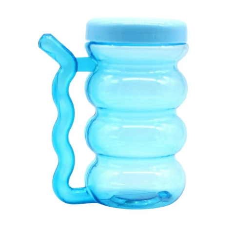 vaso infantil con tapa y sorbetito cuerpo ondeado - INDUSTRIAS VAIA-CREADORES DEL AUTOMATE-FABRICA NACIONAL