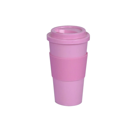 Vaso VENTI con tapa cafe banda siliconada estilo Starbucks - venti 500 ml - - tienda online