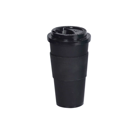 Imagen de Vaso VENTI con tapa cafe banda siliconada estilo Starbucks - venti 500 ml -
