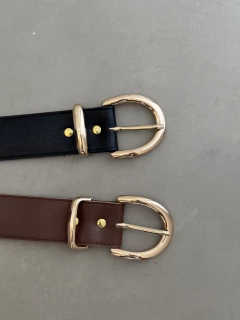 CINTO ANCHO HEBILLA DORADA - comprar online