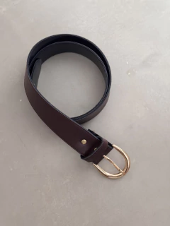 CINTO ANCHO HEBILLA DORADA