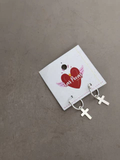 ARGOLLA CRUZ ¡acero quirúrgico blanco! - comprar online