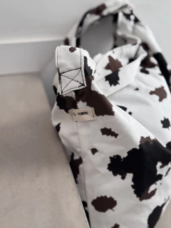 BOLSO TELA ESTAMPA ¡vaca! - comprar online
