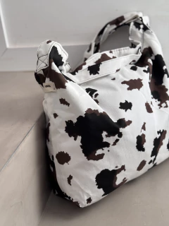 BOLSO TELA ESTAMPA ¡vaca! - comprar online
