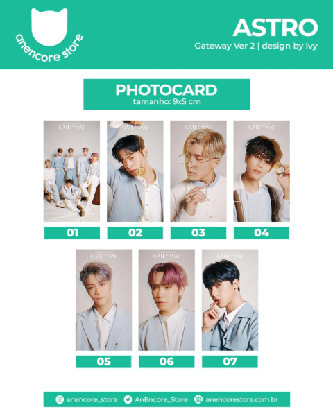 Photocards Astro - Gateway Ver 2