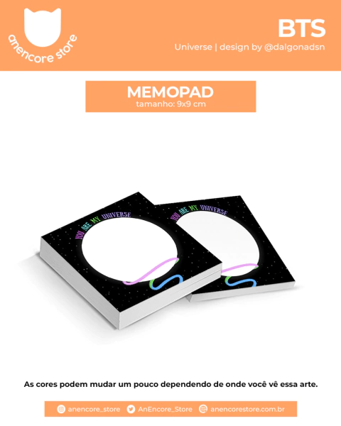 Memopad BTS - Universe