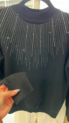 Sweater con cristales decorativos - Atrápame si puedes