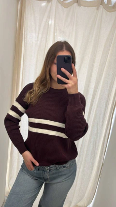 Sweater tejido rayas - Atrápame si puedes