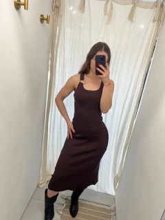 Vestido hilo con aplique en internet