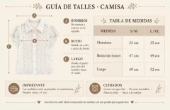 Camisa mangas cortas broderie - tienda online
